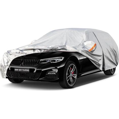 Autoplane wasserdicht atmungsaktiv für BMW 3er Touring F31/E91/E46 (2005-2025) Silber (1/5)