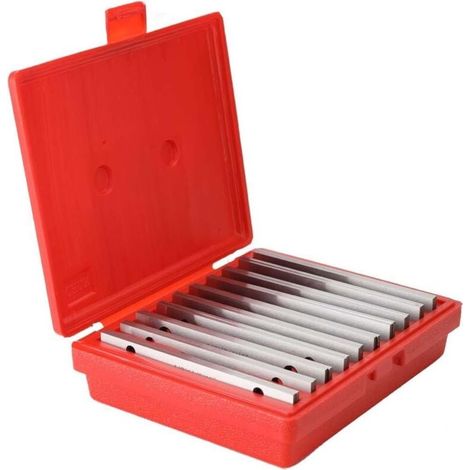 1/8-Zoll-Parallel-Unterlegscheiben-Set, 10 Paar Stahl-Parallel-Unterlegscheiben-Set, Fräsmaschinen-Drehmaschinenwerkzeuge für die Bauvermessung (1/5)