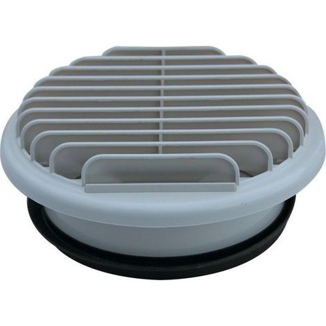 Entrée / Sortie air murale PVC - Diamètre 125 mm - ATLANTIC - 464057