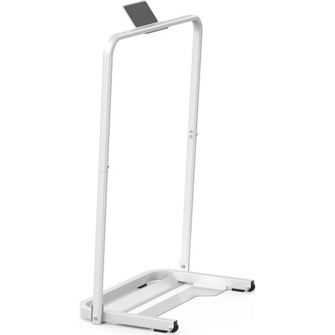 Barre de maintien pour tapis de marche compatible largeur 58cm transforme tapis en tapis roulant roulettes déplacement facile montage rapide robuste (1/5)