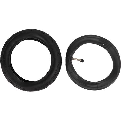 Pneu de trottinette 8 pouces 8x1 1/4 avec chambre à air et valve inclinée pour vélo électrique (1/5)