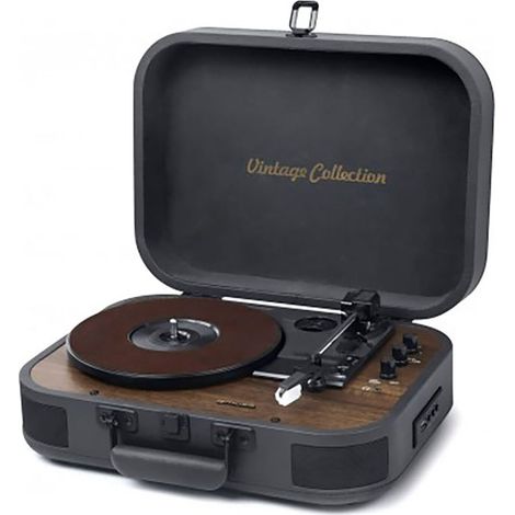 MUSE MT-207DGB BLACK / TOCADISCOS CON ALTAVOCES