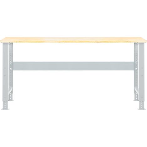 Mw Tools – Établi modulable 2000 mm – Multiplex 27 mm – Charge 400 kg – Cadre métal époxy – Pieds ajustables 810-1180 mm – MOD200