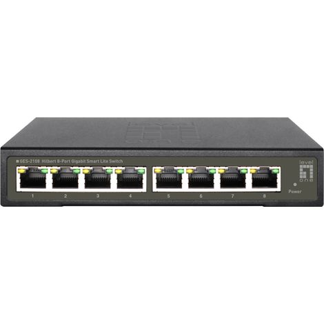 LevelOne Hilbert 8-Port Gigabit Smart Lite Switch