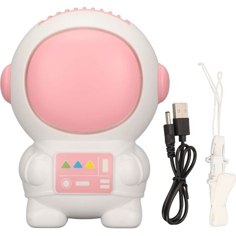 Ventilateur portable mini en forme d'astronaute, rechargeable par USB, 2 vitesses-AquaForge