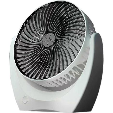 Ventilateur rechargeable, petit ventilateur portable, mini ventilateur alimenté par USB, ventilateur de bureau idéal pour les voyages, le camping et le bureau - Noir (1/5)