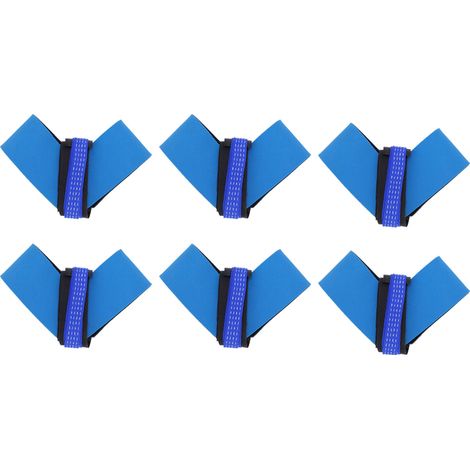 Lot de 10 sangles antistatiques pour pieds, élastiques en caoutchouc synthétique bleu, accessoires d'atelier JWD001 (1/5)