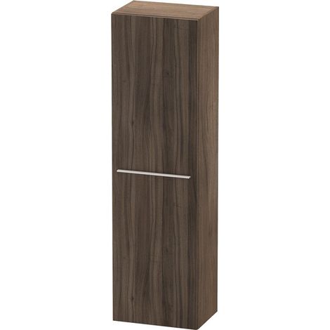 Duravit X-Large Armadio alto 1137, 1 anta in legno, incernierato a destra, 500 mm, Colore (anteriore/corpo): Decorazione naturale in noce - XL1137R7979