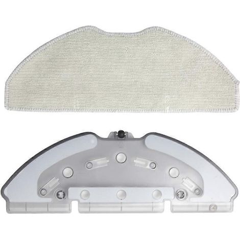Repuestos para la bandeja de fregona del robot aspirador 360 S8 Plus y Ezviz Re4 Plus: soporte para trapeador (paño gris). (1/4)