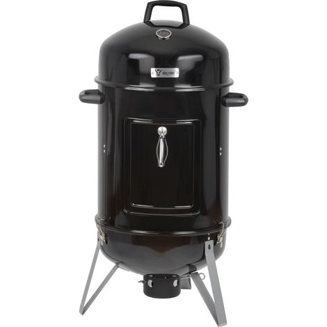 BBQ-Toro barile per affumicatura Ø 47 cm  Forno per affumicatori Affumicatore BBQ Griglia a carbone Barile per barbecue
