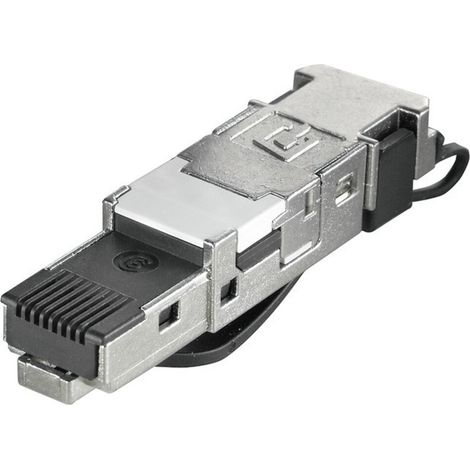 Weidmüller Stecker RJ45 werkzeuglos IE-PS-RJ45-FH-BK (1/2)