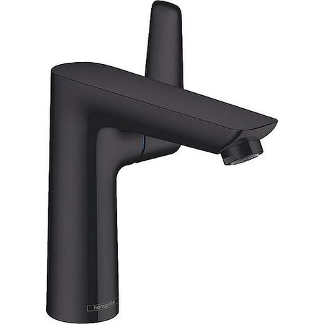 Waschtischmischer Hansgrohe 150 Talis E, Ausladung 141 mm, mit Zugstange, schwarz matt - 71754670