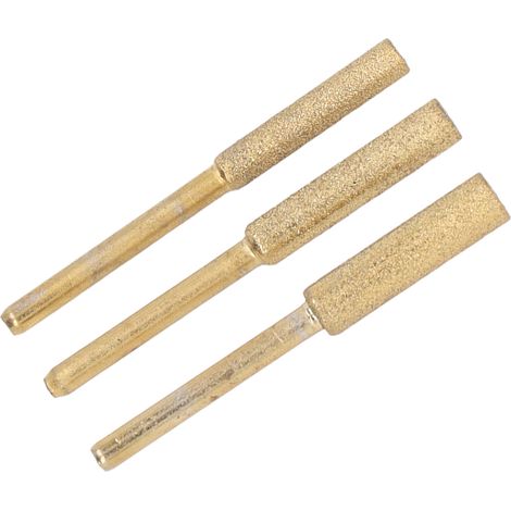 Lot de 18 embouts d'affûtage en titane pour tronçonneuse, meules de 4,0 mm, 4,8 mm et 5,5 mm (1/5)