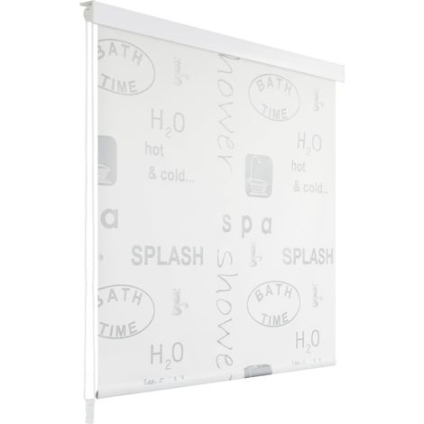 Store roulant de douche 120 x 240 cm éclaboussures (1/5)