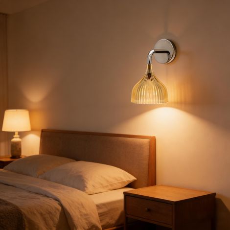 Applique murale LED rétro, applique décorative, lampe de table originale, G9, lumière tricolore, éclairage décoratif pour la maison (1/5)