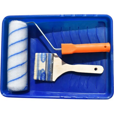 1 juego de rodillos de espuma para pintar techos y paredes, kit de brochas, herramienta multifuncional, kit de rodillos de pintura, kit de pintura de látex para posicionamiento de paredes interiores