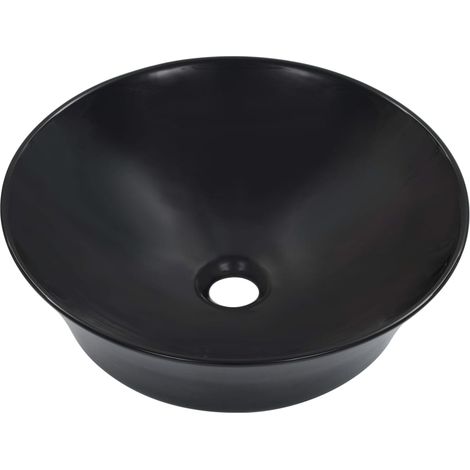Lavabo 41x12,5 cm Céramique Noir