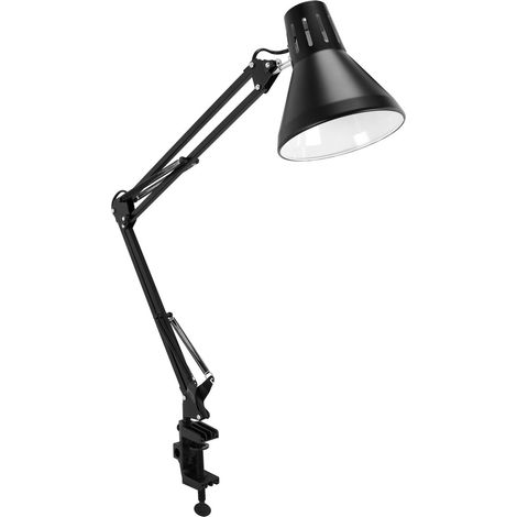 Lampe de bureau de dessin à pince noire E27 40W GRAFEN Struhm (1/2)