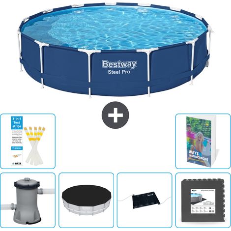 Bestway Steel Pro Rund - 396x84 cm - 7-teilig S195
