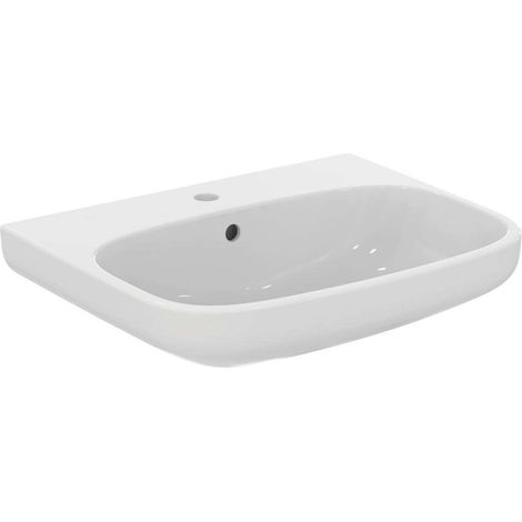 Ideal Standard i.Life A - Lavabo 60x48 cm, con troppopieno e foro per miscelatore, bianco T470501 (1/5)