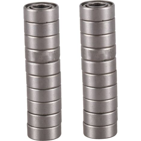 Adecuado para 20 rodamientos de bolas radiales miniatura de ranura profunda 686Z, con dimensiones de 6 mm x 13 mm x 5 mm. (1/4)