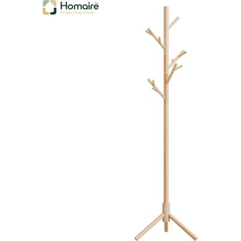 Aufbewahrungsmöbel mit Schubladen, Natur, Holzdekor 48 x 55 x 175 cm HOMAIRE (1/5)