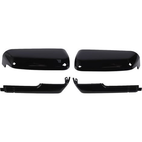 1 paire de coques de rétroviseur de remorquage 84468910 Noir brillant, résistantes aux rayures, à clipser sur le dessus et les côtés, pour modèles 2500HD et 3500HD de 2020 à 2023 (1/5)