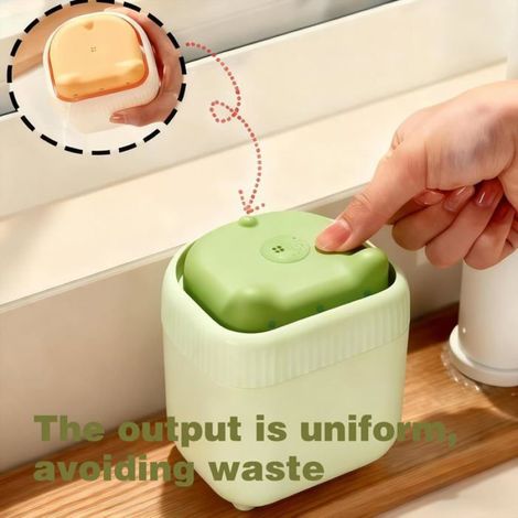 Distributeur Savon Push Button 550ml Vert - Pour Vaisselle Cuisine Salle de Bain Hôtel Bureau Maison Commercial (1/5)
