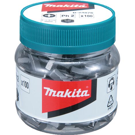 Peu de tournevis Makita PH2 100 unités