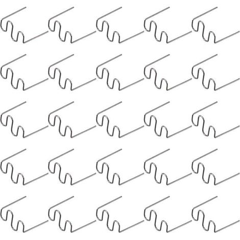 500 Pièces Agrafes de Soudage Plastique 0.6mm pour Réparation Pare-Chocs Auto et Carrosserie (1/4)