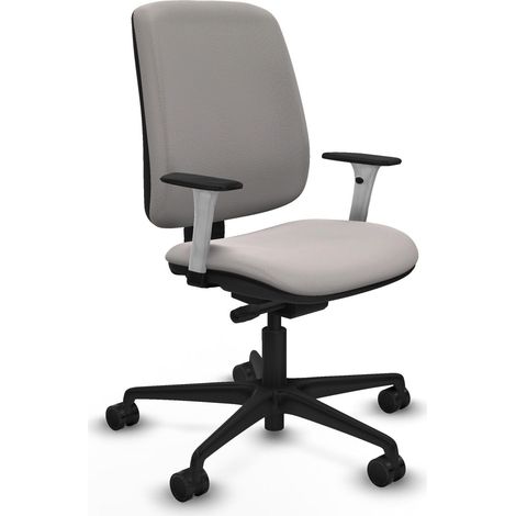 Chaise de bureau piqueras y crespo Alares cuir synthétique blanc nylon (1/2)