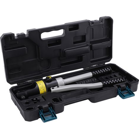 Pince à sertir hydraulique électrique pour cosses et fils, outil de crimpage manuel 16-240mm², sertisseuse de câbles professionnelle. (1/5)