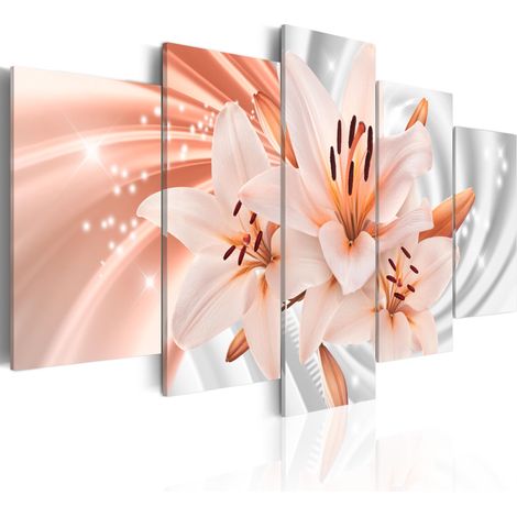 Quadro - Coral Lilies - 200x100 (1/4)