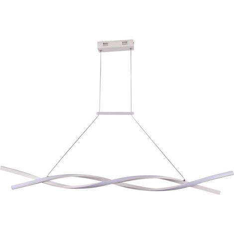 Lámpara colgante LED V-TAC de 30 W, diseño moderno, metal, 120 x 100 cm, blanco natural