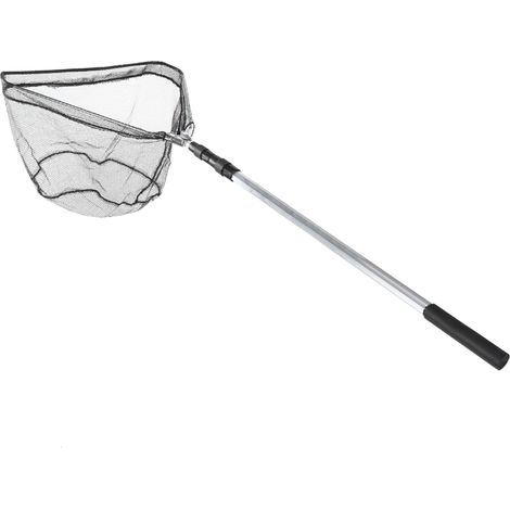 Épuisette pliante 2,1 m, manche télescopique robuste pour pêche, filet durable de capture de poissons (1/5)