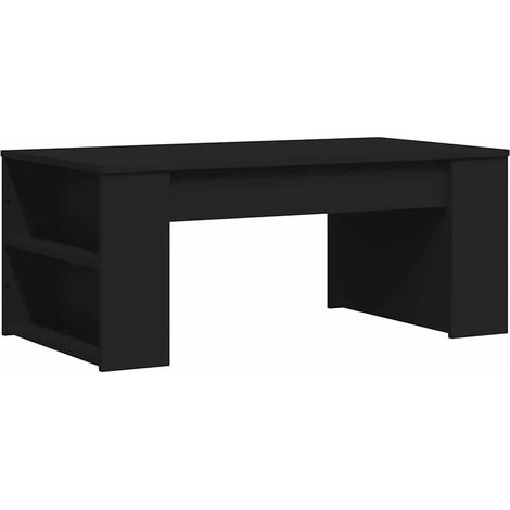 Mesa de centro madera de ingeniería negra 102x55x42 cm vidaXL (1/5)