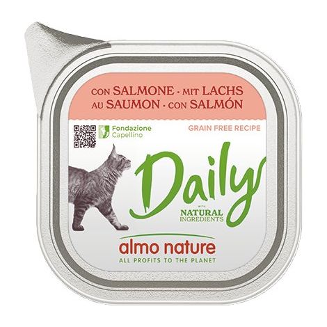 Almo Nature  Daily  Bandeja para gatos 100 g - Salmón 100 g