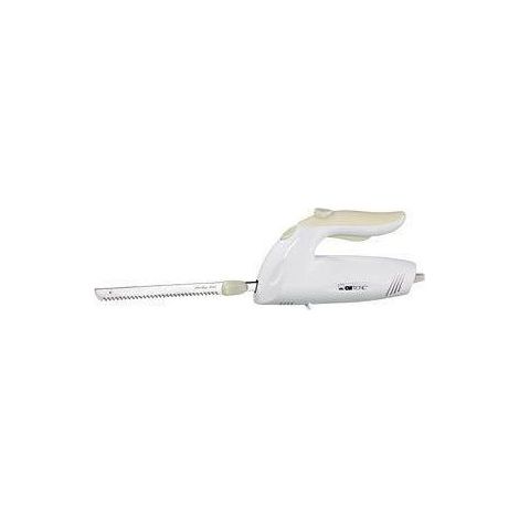 Clatronic EM 3062 Coltello Elettrico 150 W Lame Acciaio Inox Rimovibili Lavabili in Lavastoviglie colore Bianco