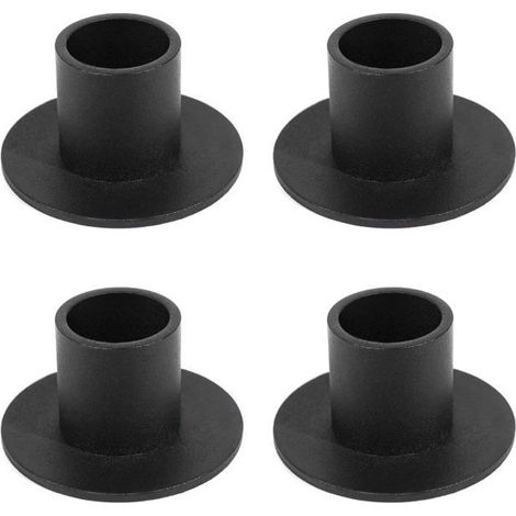 Lot de 4 bougeoirs noirs, bougeoirs rétro, décoration de ferme pour la maison, anniversaire de mariage (1/5)