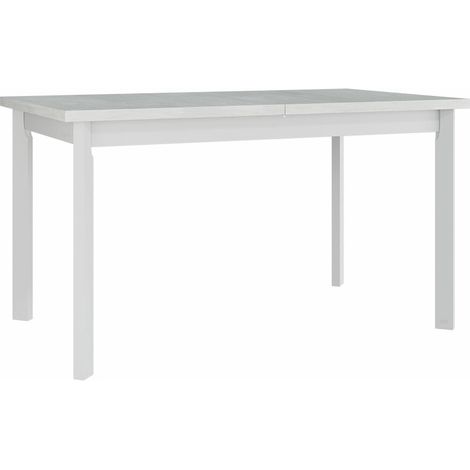 Mesa Victorville 132, Blanco, 78x80x140cm, Alargamiento, Aglomerado laminado, Madera
