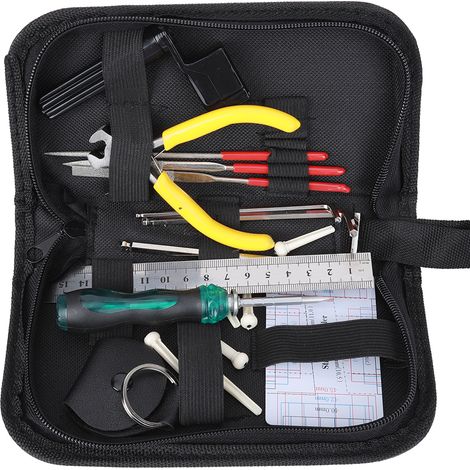 Kit de Réparation Guitare Portable Multifonction avec Outils et Pince pour Instrument de Musique (1/5)