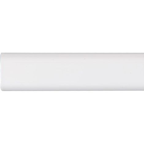 Barra armario ovalada metal blanco 150cm cintacor - storplanet (1/4)