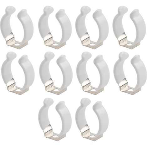 Pince bois 20 pièces 25mm ouverture 18mm PVC/métal, pour collage (1/5)