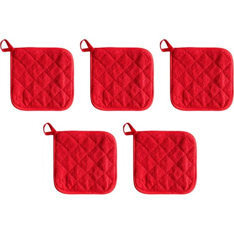 Bardusch - Maniques en coton lavables en machine, résistantes à la chaleur, pour la cuisson et la pâtisserie. (1/4)