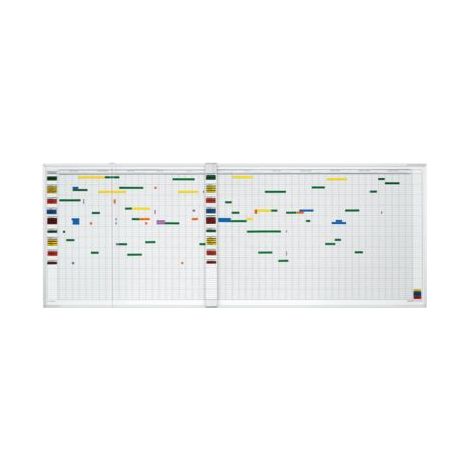 magnetoplan® Jahresplaner-Set - 7-Tage-Woche - für 60 Mitarbeiter Jahresplaner (1/5)