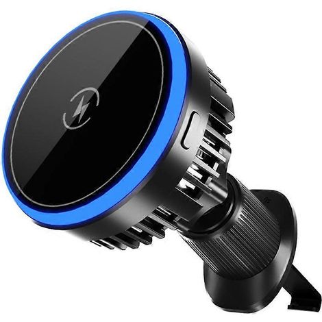 Magnetische Handyhalterung für die Lüftungsschlitze im Auto, 2-in-1 15-W-Wireless-Ladegerät für iPhone 15, 14, 13 und 12, T2-Schnellladung (1/5)