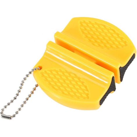Aiguiseur de couteau de poche mini anti dérapant pour affûter les lames de cuisine outil compact et pratique