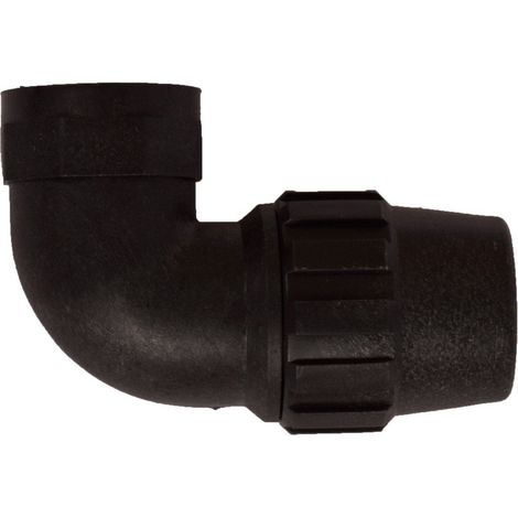 Codo Rosca Hembra de Polietileno para Tubería de Riego por Goteo - Varias Medidas