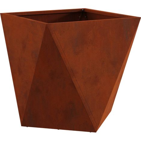 Maison Exclusive - Fioriera Ruggine 50 x 50 x 50 cm