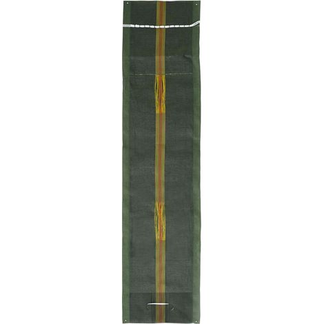 Sandsäcke 10 pcs Dunkelgrün 120 x 27 cm HDPE vidaXL